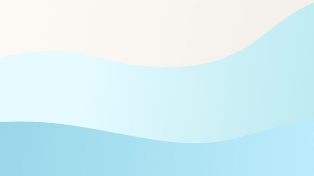 Seamless gradation background swaying like waves. Blue Loop animation