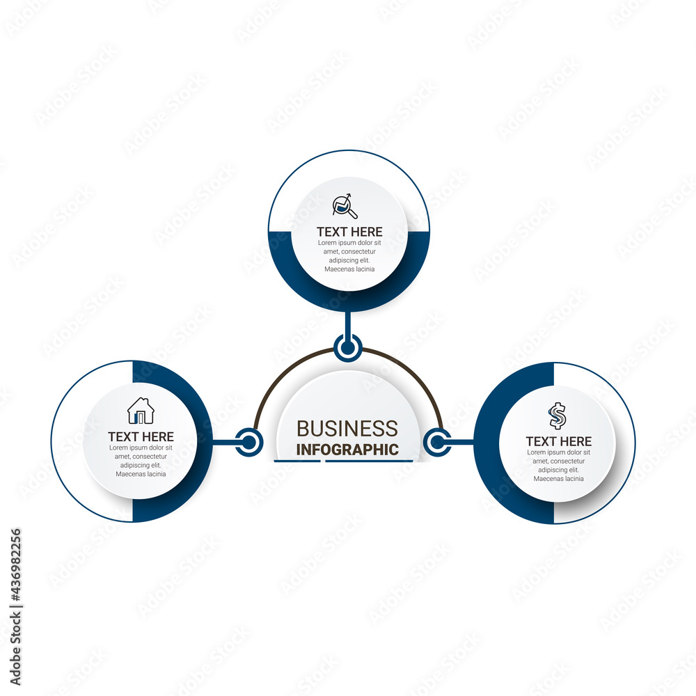 Poster business infographic data visualization. process chart. presentation business infographic template. 