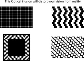 An optical illusion (also called a visual illusion) is an illusion caused by the visual system and characterized by a visual percept that arguably appears to differ from reality.