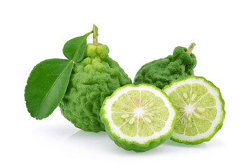 Bergamot isolated on white background