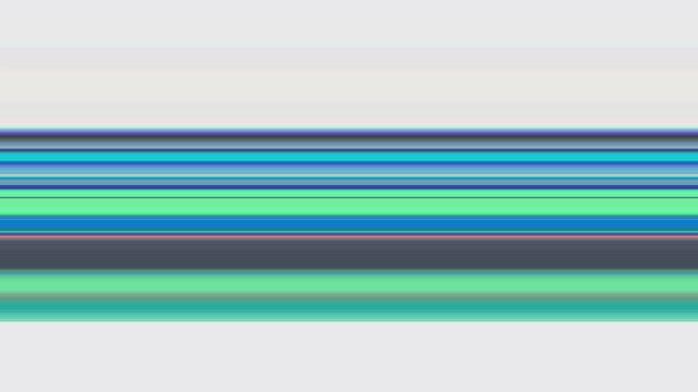 Colored horizontal bars of interference on a white screen. A glitch stretched out in length.