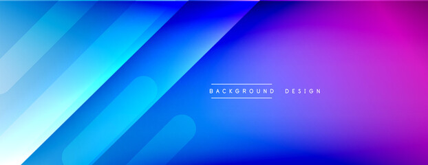 Dynamic lines abstract background. 3D shadow effects and fluid gradients. Modern overlapping forms