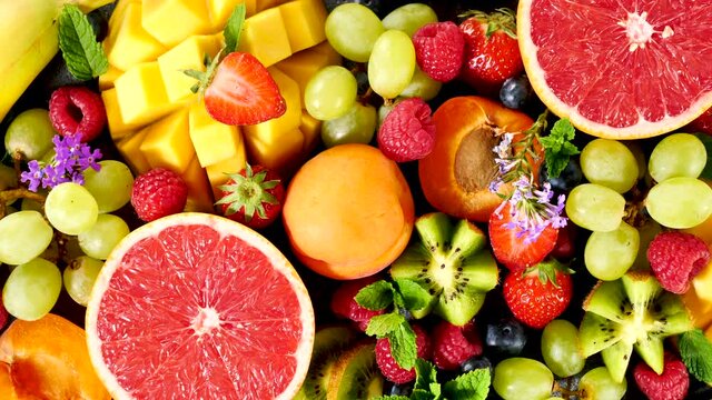 assorted of fresh fruits