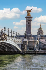 Alexandre III Bridge in Paris 