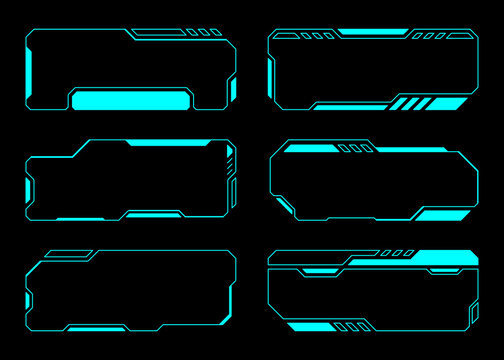 Abstract Frame Set Technology Future Interface Hud .