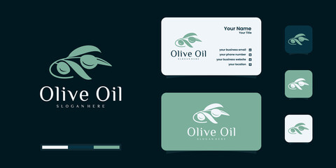 Olive oil logo