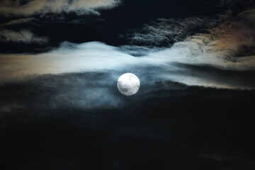 神秘的な月