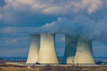 Nuclear power station Dukovany, Vysocina region, Czech republic
