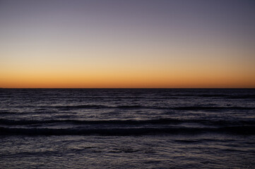 Sunrise over the ocean