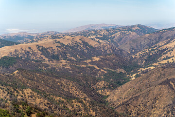 Fototapeta na wymiar A beautiful view of Mount Hamilton from Lick Observatory