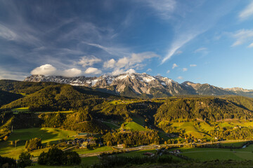 Fototapeta premium Autumn Dachstein massif, Styria, Austria