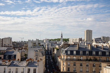 paris 20 eme arrondissement - obrazy, fototapety, plakaty