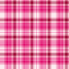 Seamless pattern in pink colors for plaid, fabric, textile, clothes, tablecloth and other things. Vector image.