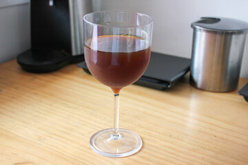glass of iced coffee