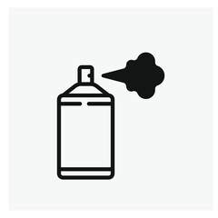 Paint vector icon. Editable stroke. Symbol in Line Art Style for Design, Presentation, Website or Apps Elements, Logo. Pixel vector graphics - Vector