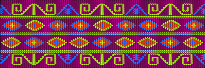 Seamless, ethnic ornament for fabrics, interiors, ceramics and furniture in the Arabic style.