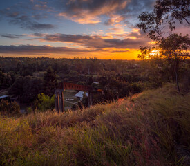 Brisbane City Sunrise from the Southwest