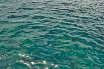 Obraz premium Surface of tropical clear ocean