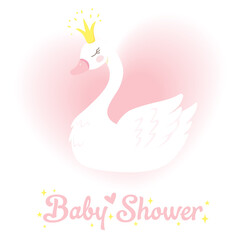 Cute princess swan © Katerina