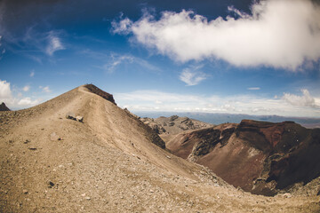 Red Crater on Tongariro Alpine Crossing, Tongariro National Park, New Zealand