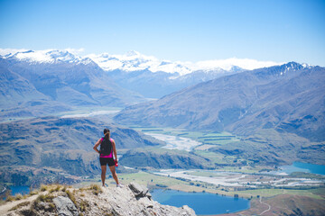 Fototapeta premium Roys Peak Track, Wanaka, New Zealand