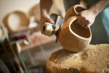 Photo on processing wood and wood products by master