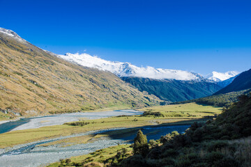 Matukituki Valley, Mount Aspiring National Park, Te waipounamu, New Zealand