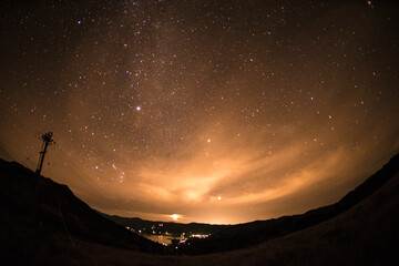 Stars in Akaroa, New Zealand