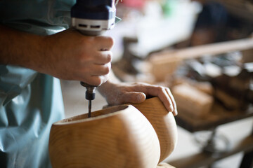 Photo on processing wood and wood products by master