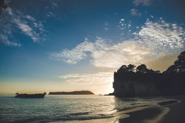 Printed kitchen splashbacks Cathedral Cove Cathedral Cove in the morining, Hahei, Coromandel Peninsula,  New Zealand