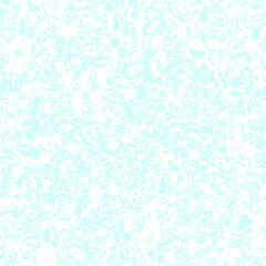 seamless pattern abstract blue curls on a white background. Sample for textiles, fabric, wallpaper, wrapping paper, postcards.