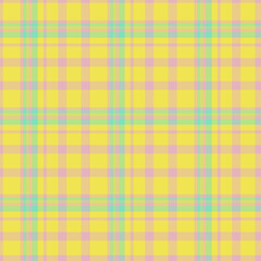 Plaid seamless pattern. Vector background of textile ornament. Flat fabric design.