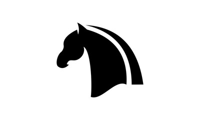 horse logo vector icon