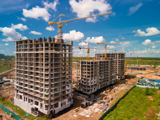 Amazing day at the construction site.