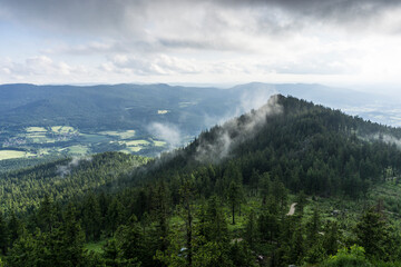 Fototapeta na wymiar Bayrischer Wald, Urlaubsregion in Deutschland