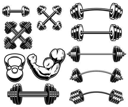Gym Barbell Weights - Top View - Isolated On White Background - 3D Render  Stock Photo, Picture and Royalty Free Image. Image 59609748.