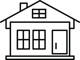 HOME icon vector. Black, building, contact, estate, home vector image. HOUSE vector icon HOME sign