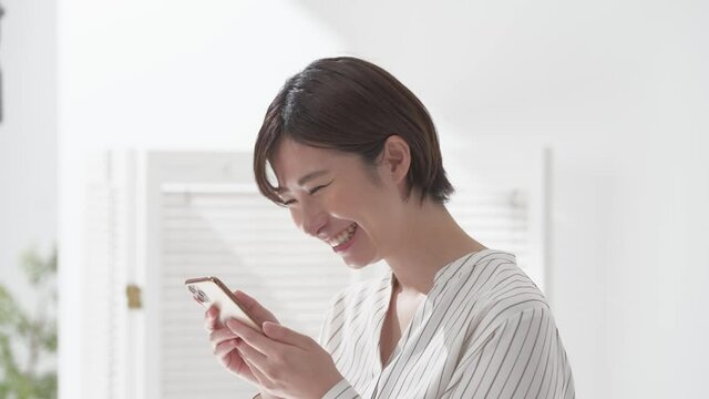 スマートフォン・女性