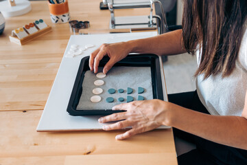 Artisan Woman Making Jewelry