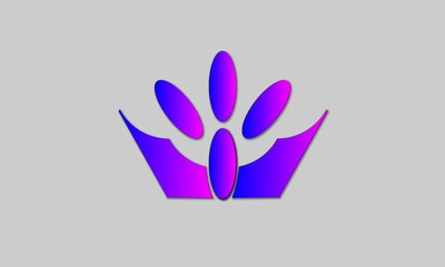 Fototapeta na wymiar creative and unique logo design 2021