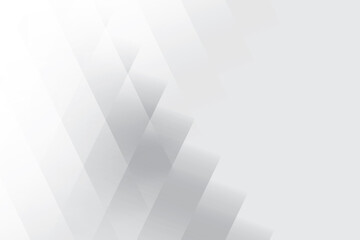 Abstract geometric white and gray color background. Vector illustration.	