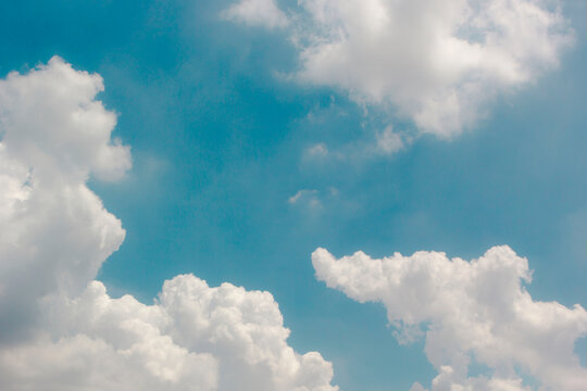 Clouds in the blue sky