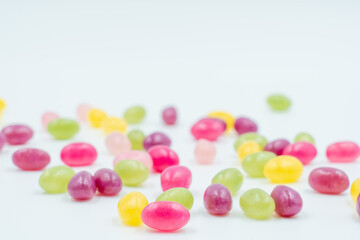 たくさんのゼリービーンズ