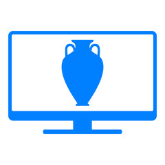 Amphore und Monitor