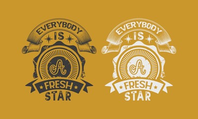 Motivational typography tee shirt design for live positive feel happy and better life.