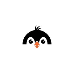 penguin logo vector icon illustration © heni