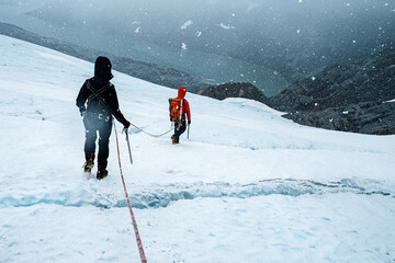Glacier hiking, Folgefonna Nationalpark, Norway