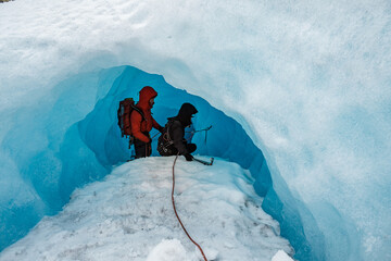 Glacier hiking, Folgefonna Nationalpark, Norway
