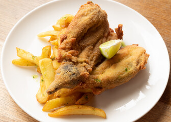 Berenjena ahumada y frita