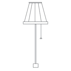 lamp isolated on white background